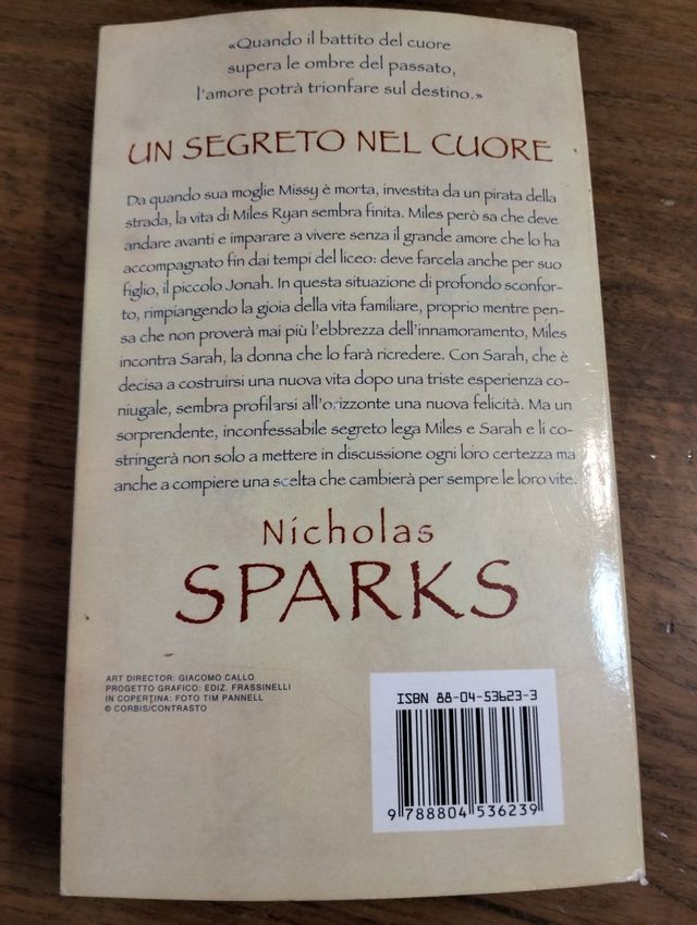 Un segreto nel cuore - Nicholas Sparks