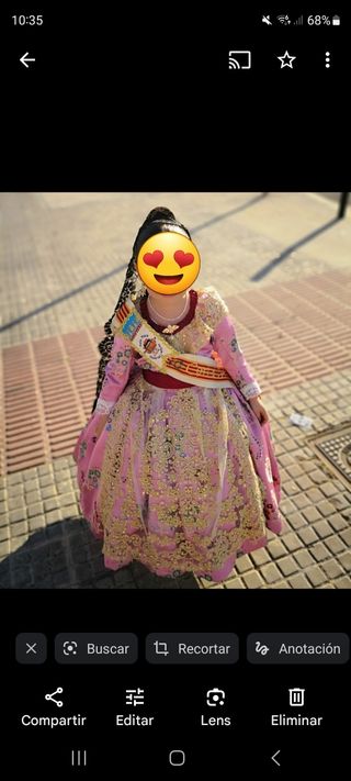 Traje de fallera Niña