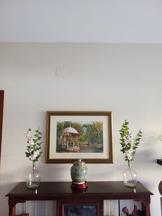 Pareja damajuanas antiguas medianas +flores cerezo