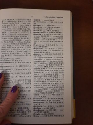 Dizionario cinese italiano TECNICO
