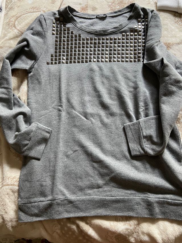 felpa grigia donna tezenis