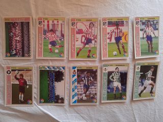 Lote cromos fichas de la liga 94 95