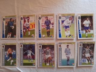 Lote cromos fichas de la liga 94 95