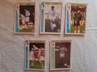 Lote cromos fichas de la liga 94 95