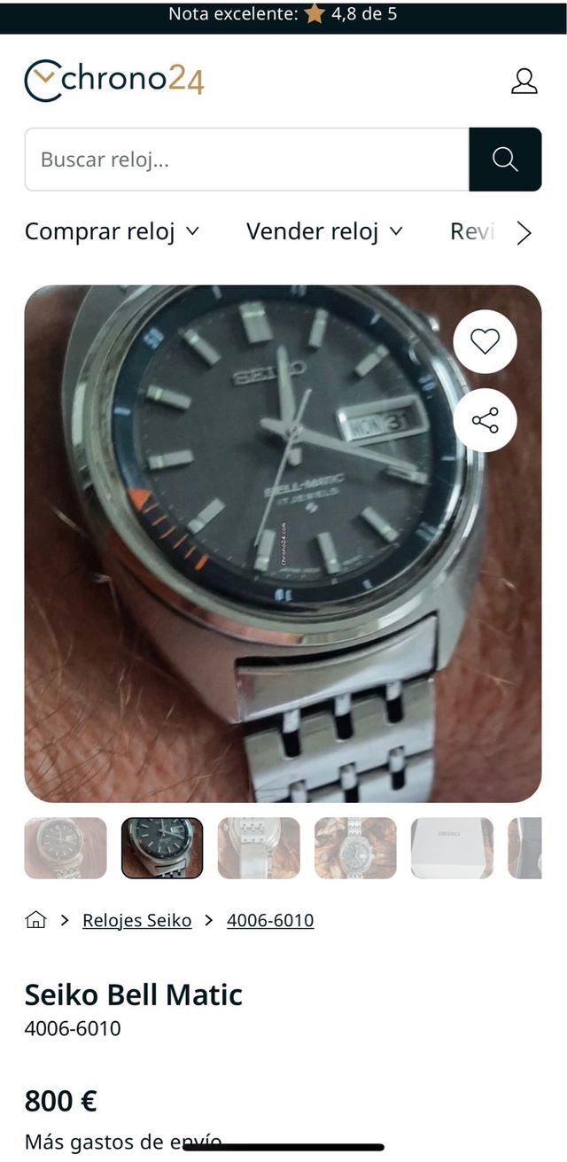 seiko Bell-matic modelo 4006-6011