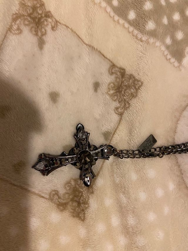 collana donna con croce