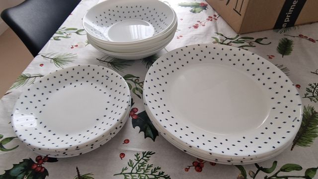 Juego de vajilla de 18 piezas