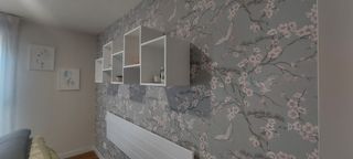 instalación de Papel pintado