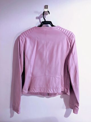 Chaqueta cazadora imitación cuero de Lefties