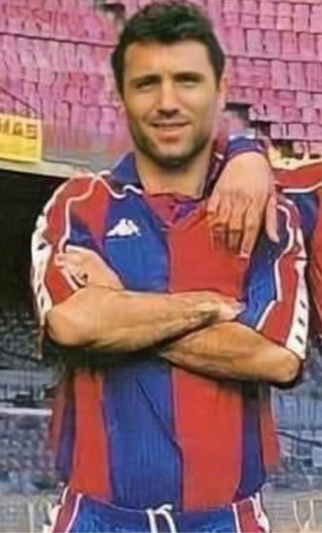 camiseta Barça Kappa numero 8 Stoischkov