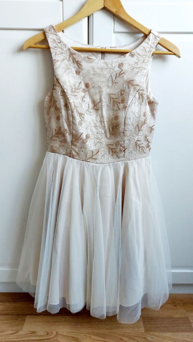 Vestido fiesta falda tul