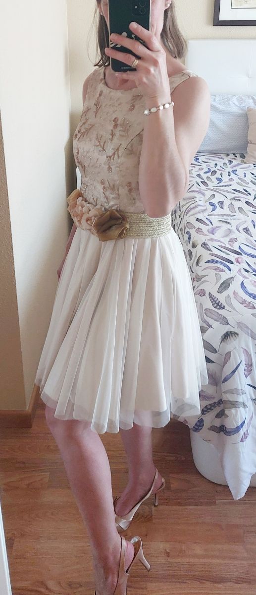 Vestido fiesta falda tul