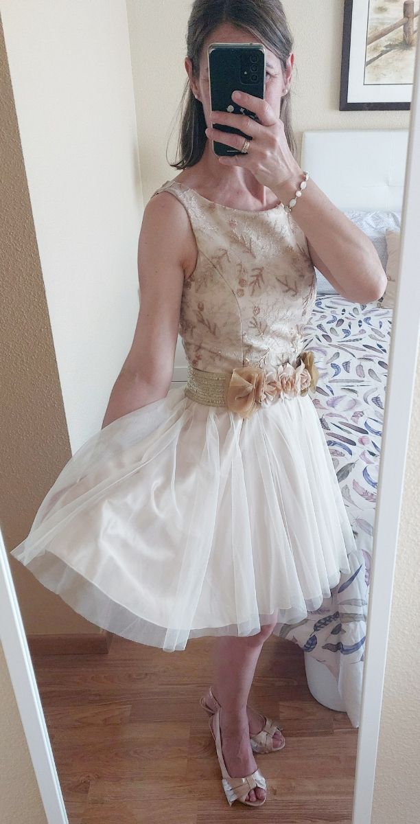 Vestido fiesta falda tul