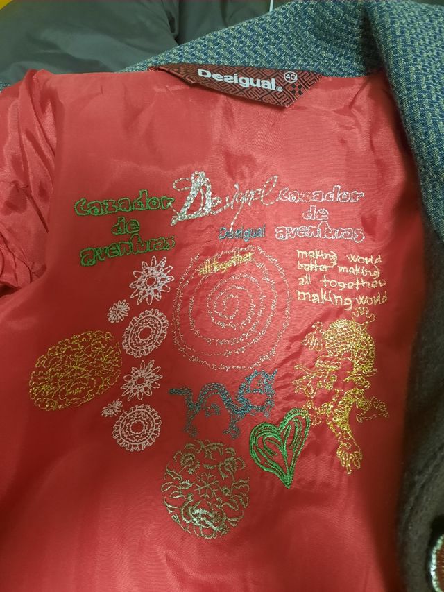 Abrigo geisha desigual