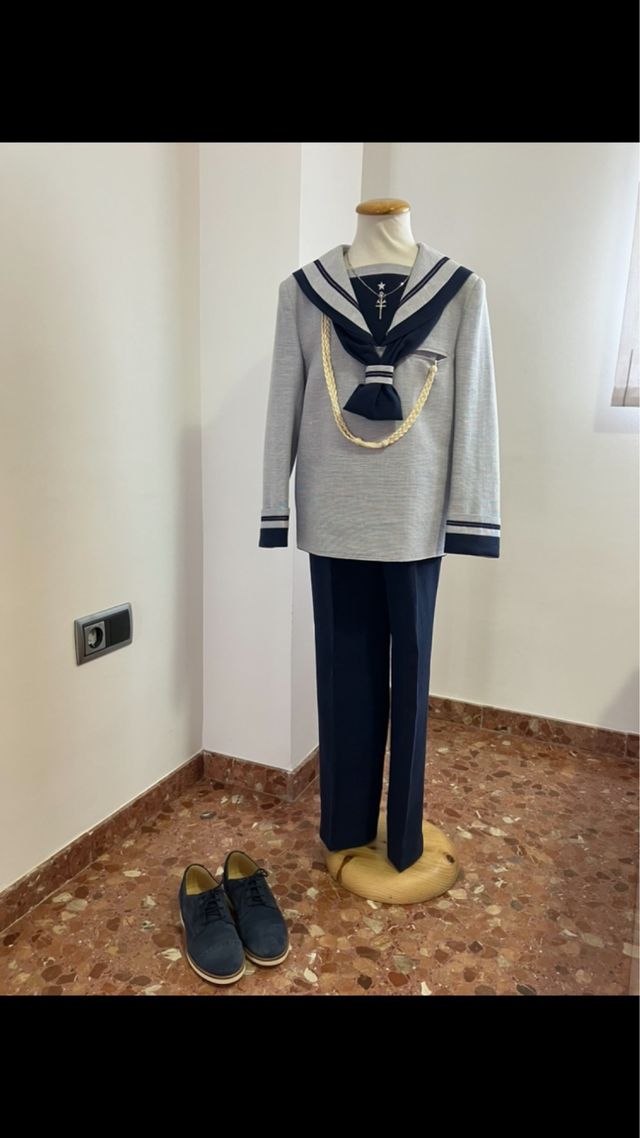 traje comunión niño.