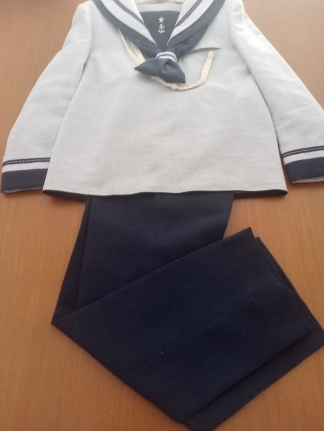 traje comunión niño.