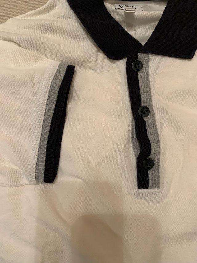 Polo bianca Armani Junior