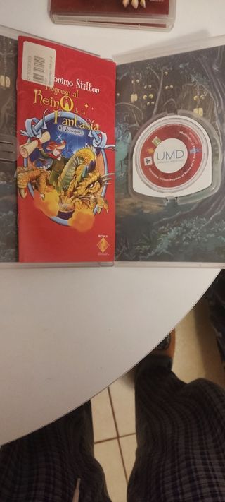 Pack juegos PSP Sonic/Invizimals/Stilton