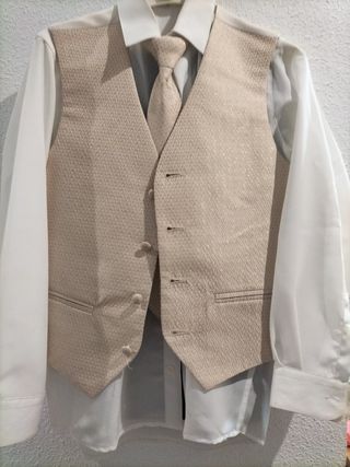 Traje comunión completo camisa pantalón chaleco co