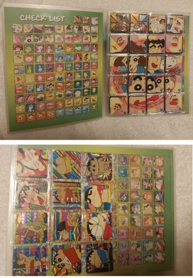 album staks Shin-chan / cartas Yu-gi-oh conami