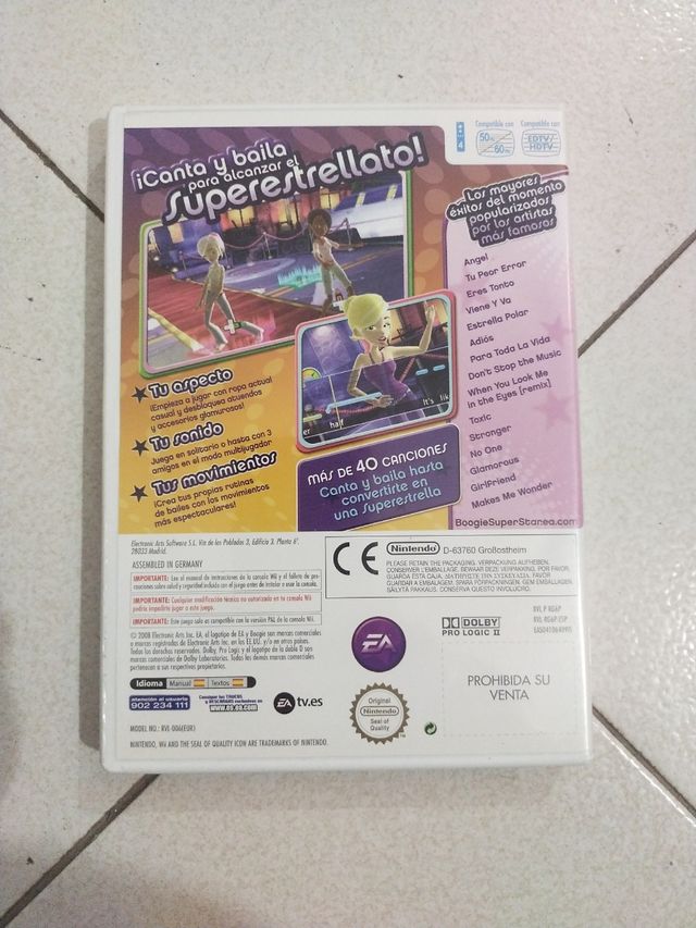 Juego Nintendo wii "boogie superstar"