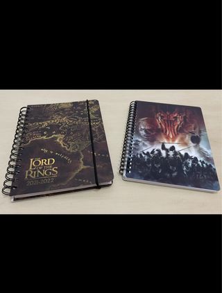 Agenda y Cuaderno - El Señor de los Anillos