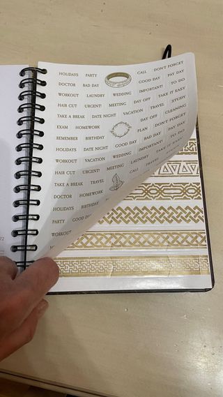 Agenda y Cuaderno - El Señor de los Anillos