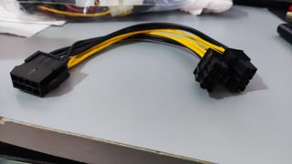 Cable hembra 8 pines a 2 machos 8 pines