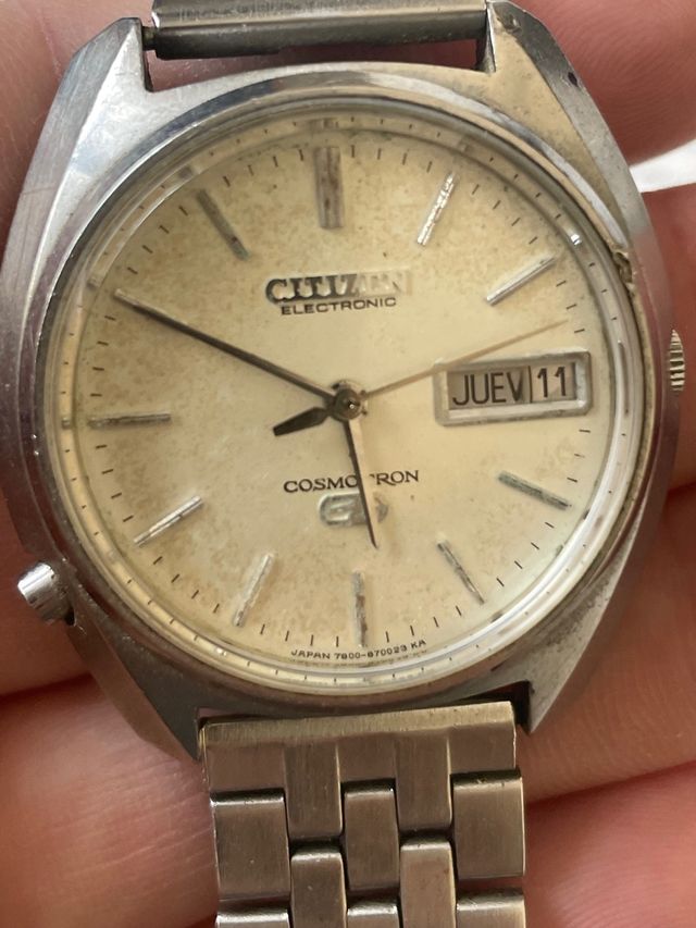 reloj citizen Electronic Cosmotron 7800-870018