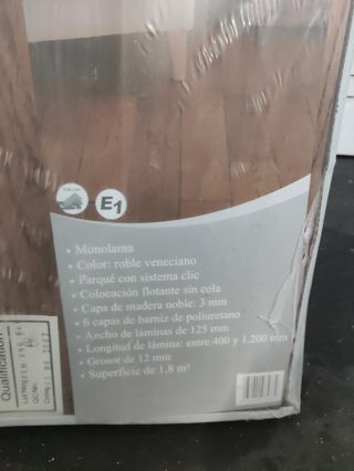 Parqué clic roble pulido