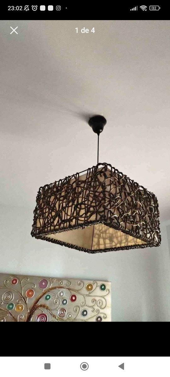 SUPER OFERTA! Conjunto de 2 lámparas de diseño sal