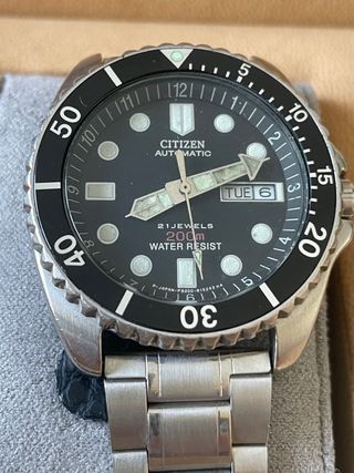 Reloj de buceo automático Citizen 200m