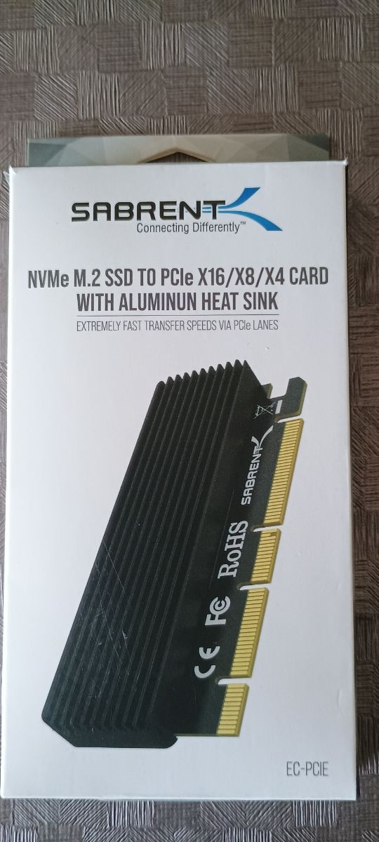 Disipador nvme m.2.