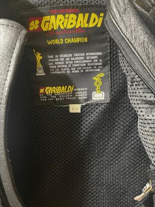 chaqueta moto vintage cuero Garibaldi