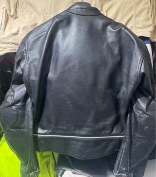 chaqueta moto vintage cuero Garibaldi