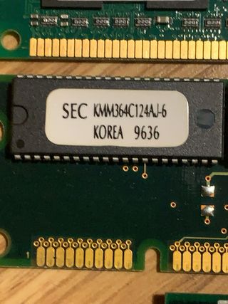 memorias RAM antiguas Apple