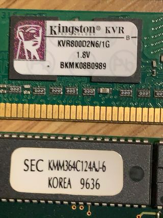 memorias RAM antiguas Apple