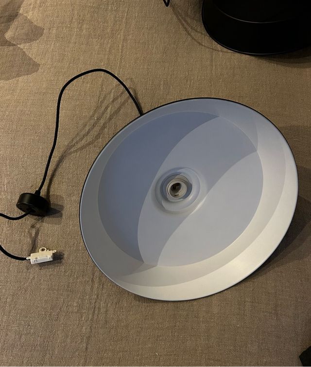 lampara estilo industrial negro