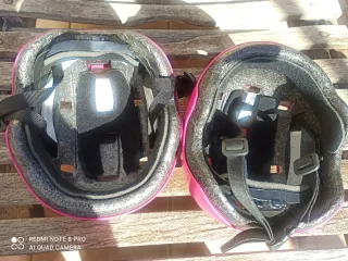 Casco deportivo protección niña 3 a 5 añ