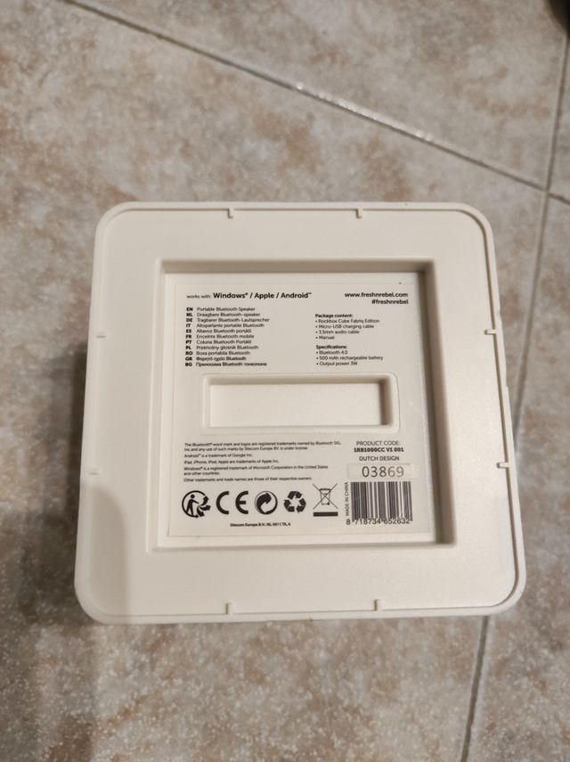 Fresh ’n Rebel Speaker Rockbox Cube Fabriq Edition