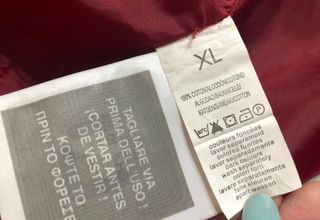 Trench Tex roja T -XL