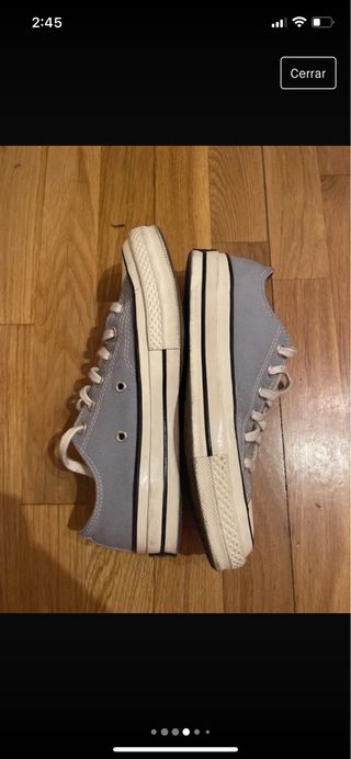 Converse grises talla 38