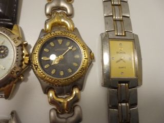 Lotto di 7 orologi al quartz 