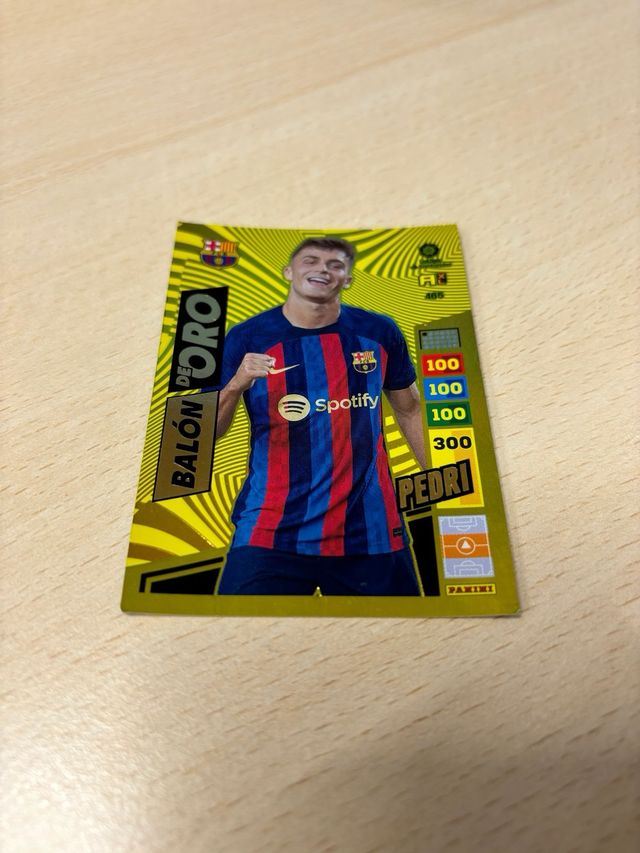 carta Pedri balon oro 22/23 Adrenalyn