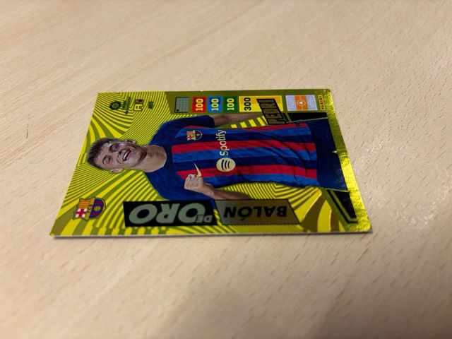 carta Pedri balon oro 22/23 Adrenalyn