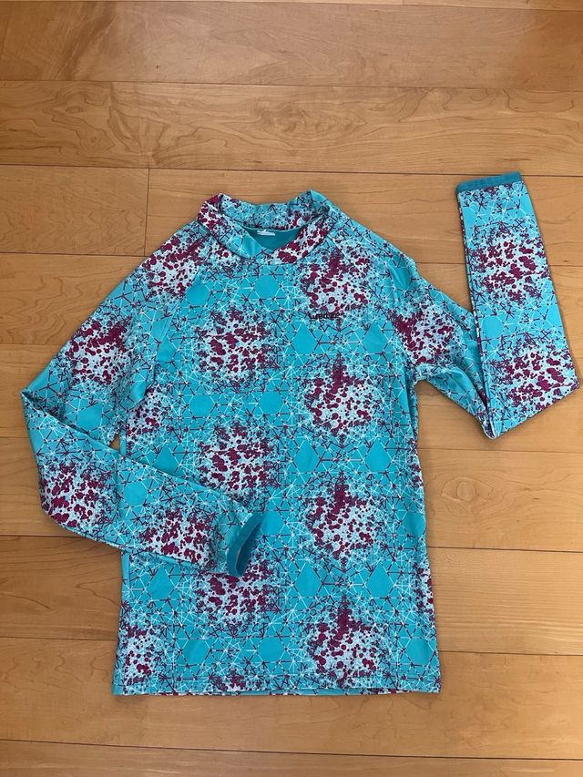 ropa interior de esqui, talla 12 años