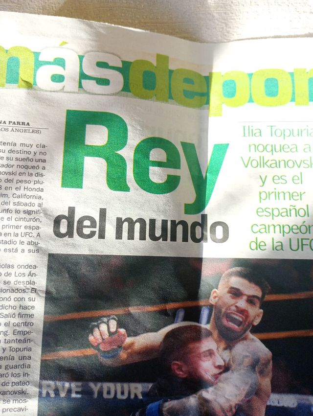 ufc ilia topuria campeón mundo