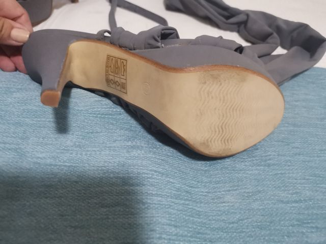 Sandalias vestir, tacón