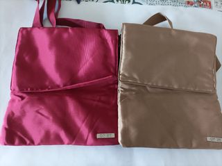 Due borsette colorate tracolla unisex portatutto