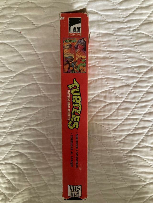 Las Tortugas Ninja VHS.